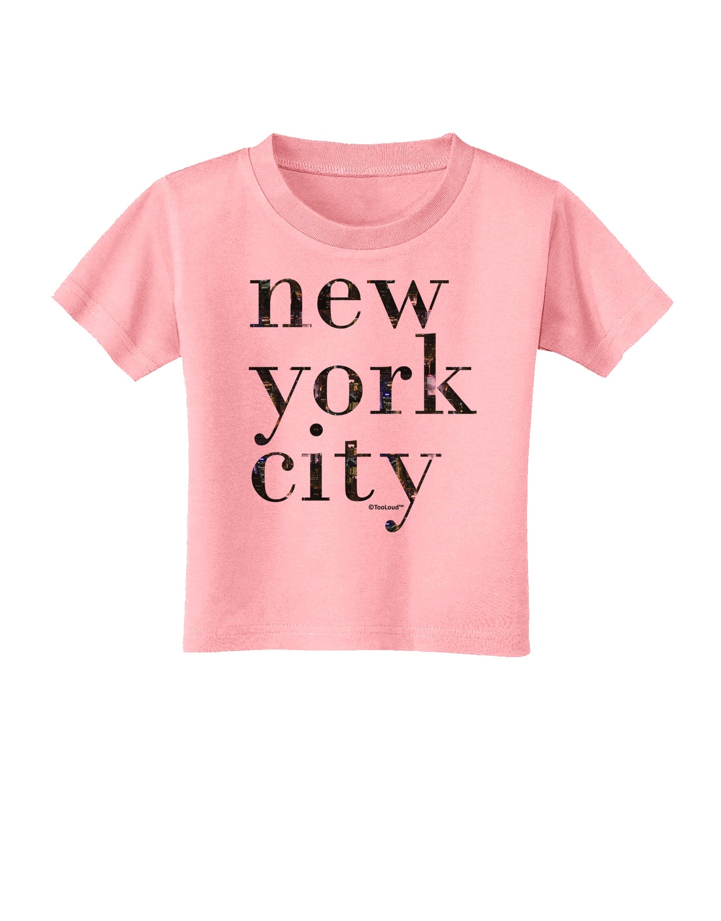 New York City - City Lights Toddler T-Shirt by TooLoud-Toddler T-Shirt-TooLoud-Candy-Pink-2T-Davson Sales