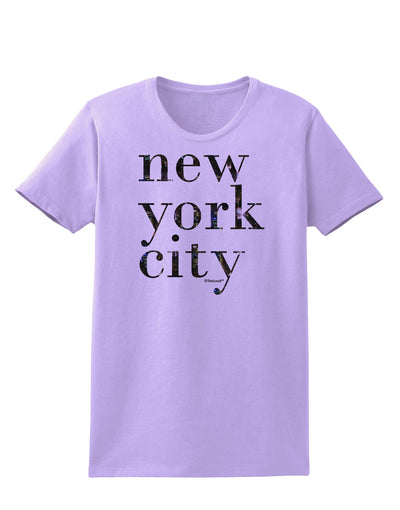 New York City - City Lights Womens T-Shirt by TooLoud-Womens T-Shirt-TooLoud-Lavender-X-Small-Davson Sales