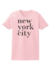 New York City - City Lights Womens T-Shirt by TooLoud-Womens T-Shirt-TooLoud-PalePink-X-Small-Davson Sales