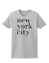 New York City - City Lights Womens T-Shirt by TooLoud-Womens T-Shirt-TooLoud-AshGray-X-Small-Davson Sales