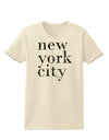 New York City - City Lights Womens T-Shirt by TooLoud-Womens T-Shirt-TooLoud-Natural-X-Small-Davson Sales