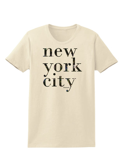 New York City - City Lights Womens T-Shirt by TooLoud-Womens T-Shirt-TooLoud-Natural-X-Small-Davson Sales