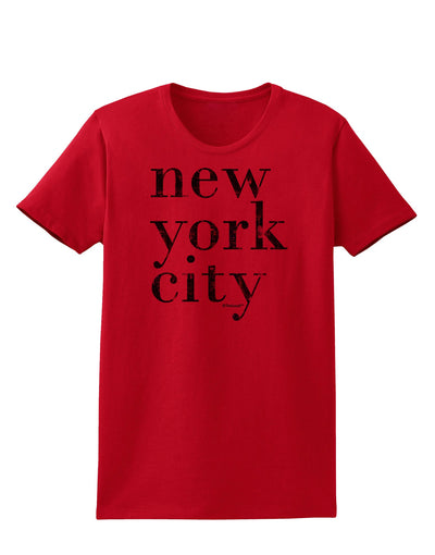 New York City - City Lights Womens T-Shirt by TooLoud-Womens T-Shirt-TooLoud-Red-X-Small-Davson Sales