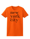 New York City - City Lights Womens T-Shirt by TooLoud-Womens T-Shirt-TooLoud-Orange-X-Small-Davson Sales