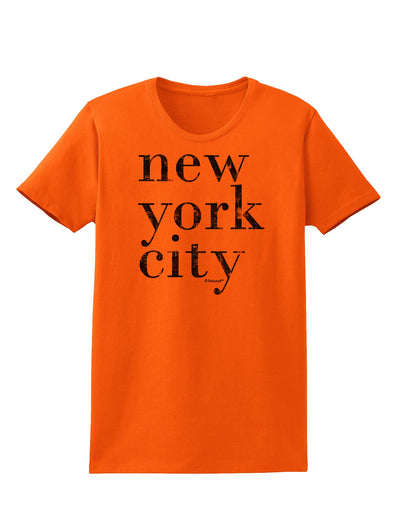 New York City - City Lights Womens T-Shirt by TooLoud-Womens T-Shirt-TooLoud-Orange-X-Small-Davson Sales