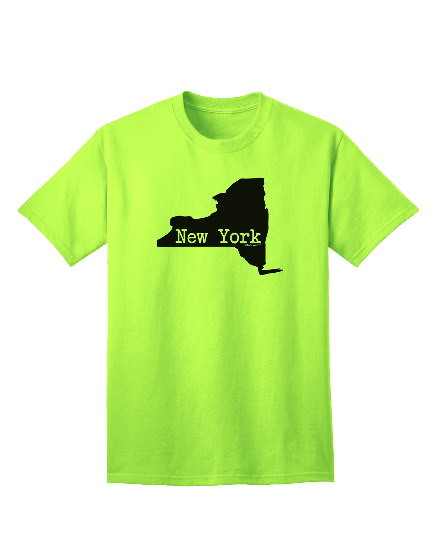 New York - United States Themed Adult T-Shirt by TooLoud-Mens T-shirts-TooLoud-Neon-Green-Small-Davson Sales