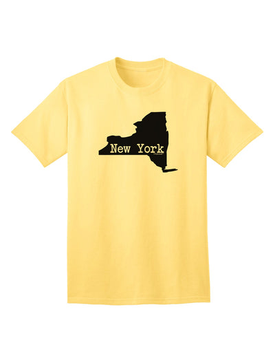 New York - United States Themed Adult T-Shirt by TooLoud-Mens T-shirts-TooLoud-Yellow-Small-Davson Sales