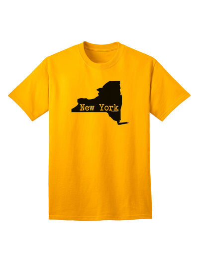 New York - United States Themed Adult T-Shirt by TooLoud-Mens T-shirts-TooLoud-Gold-Small-Davson Sales