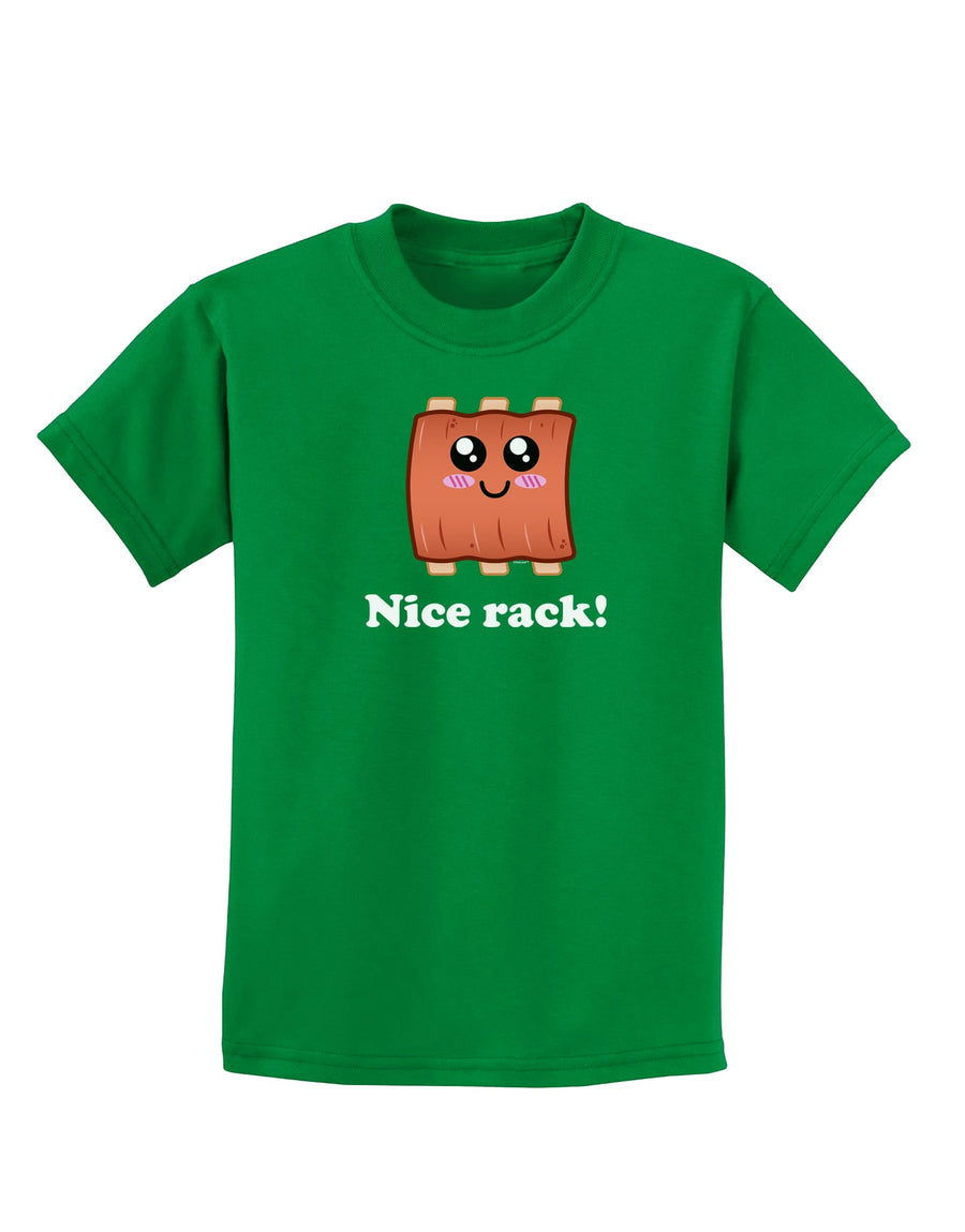 Nice Rack Childrens Dark T-Shirt-Childrens T-Shirt-TooLoud-Black-X-Small-Davson Sales