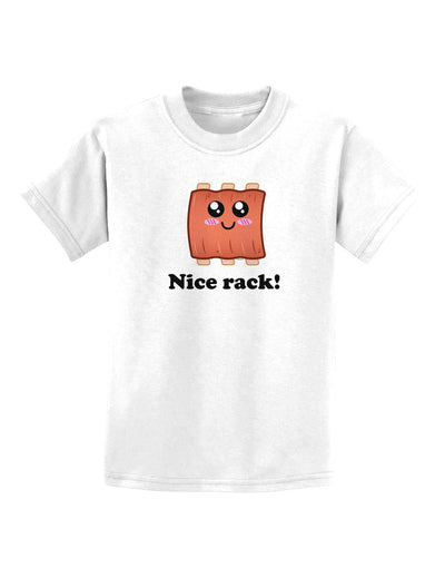 Nice Rack Childrens T-Shirt-Childrens T-Shirt-TooLoud-White-X-Small-Davson Sales