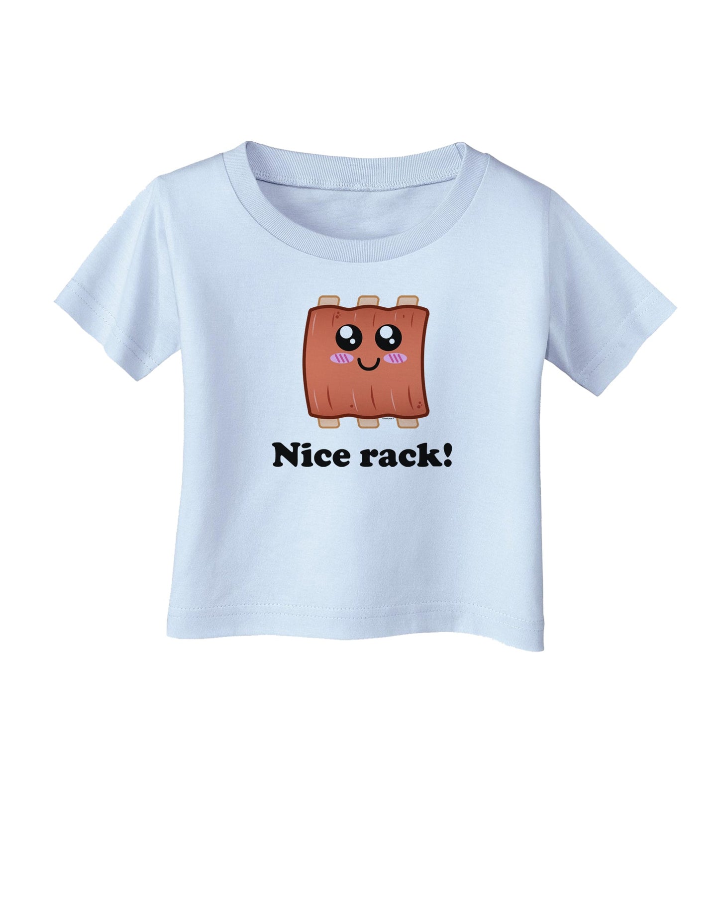 Nice Rack Infant T-Shirt-Infant T-Shirt-TooLoud-Light-Blue-06-Months-Davson Sales