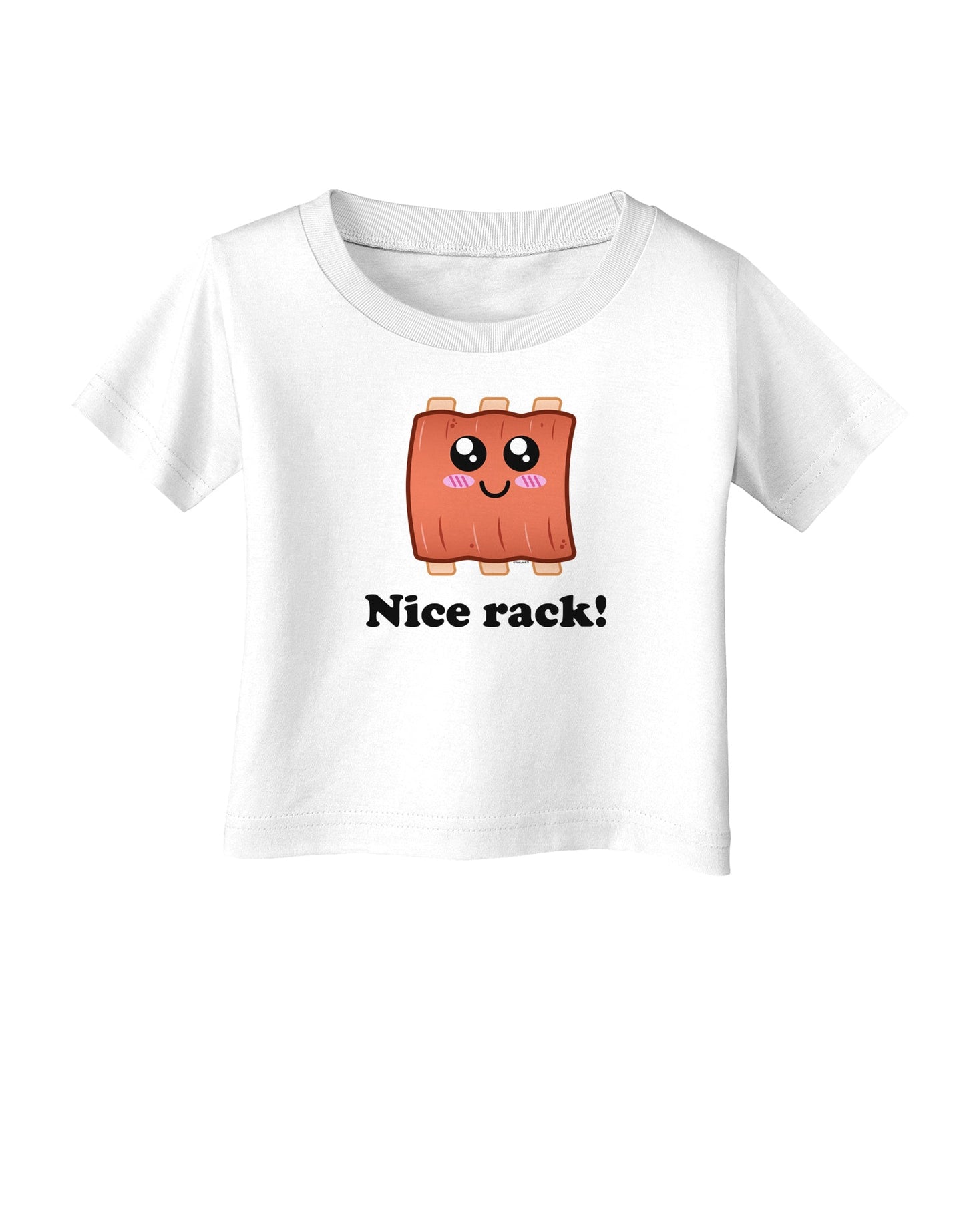 Nice Rack Infant T-Shirt-Infant T-Shirt-TooLoud-White-06-Months-Davson Sales