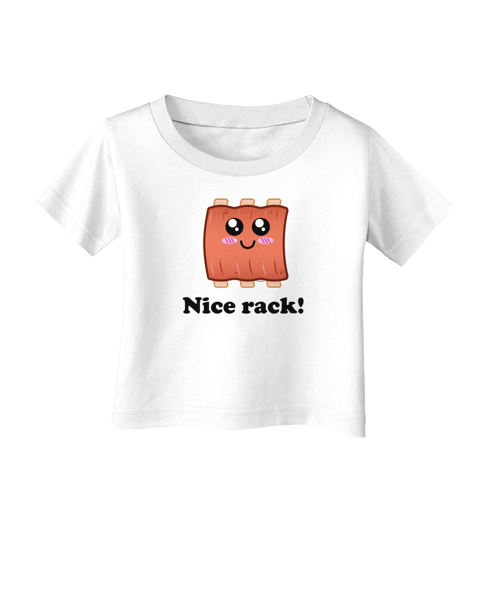 Nice Rack Infant T-Shirt-Infant T-Shirt-TooLoud-White-06-Months-Davson Sales