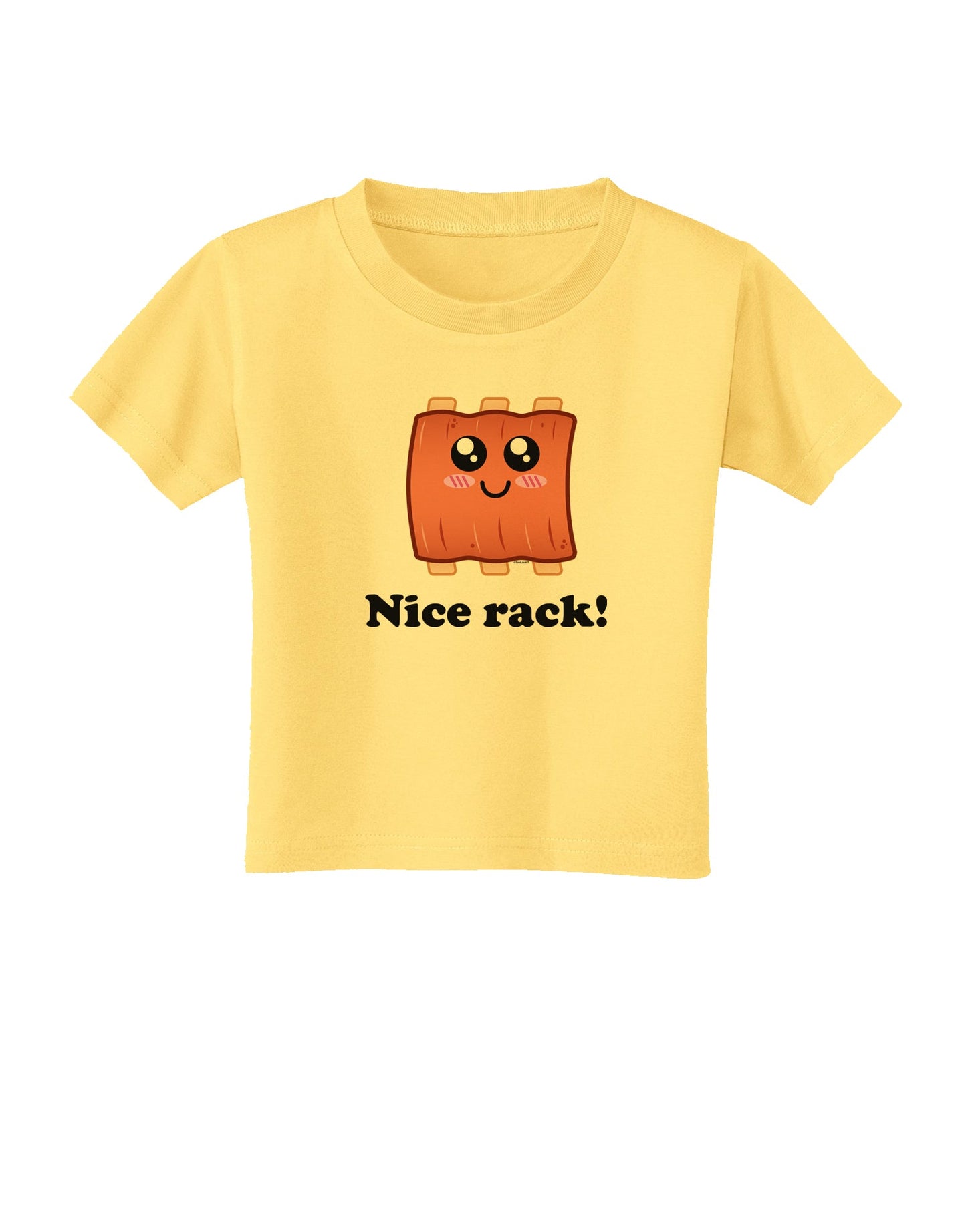Nice Rack Toddler T-Shirt-Toddler T-Shirt-TooLoud-Daffodil-Yellow-2T-Davson Sales