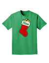 Nice Stocking Cute Christmas Adult Dark T-Shirt-Mens T-Shirt-TooLoud-Kelly-Green-Small-Davson Sales