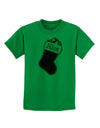 Nice Stocking Cute Christmas Childrens T-Shirt-Childrens T-Shirt-TooLoud-Kelly-Green-X-Small-Davson Sales