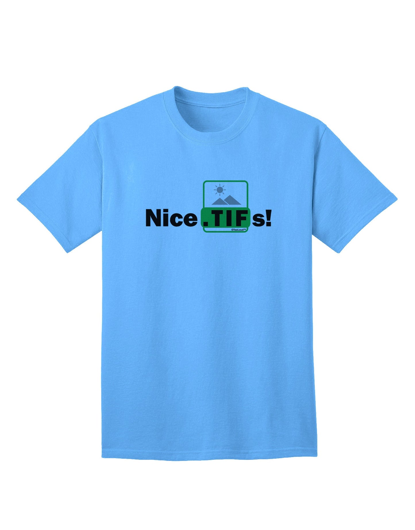 Nice Tifs Premium Adult T-Shirt - Elegance Meets Comfort-Mens T-shirts-TooLoud-Aquatic-Blue-Small-Davson Sales