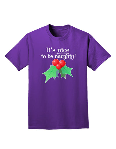 Nice to be Naughty Adult Dark T-Shirt-Mens T-Shirt-TooLoud-Purple-Small-Davson Sales