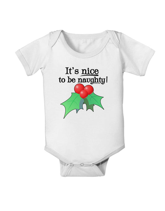 Nice to be Naughty Baby Romper Bodysuit-Baby Romper-TooLoud-White-06-Months-Davson Sales
