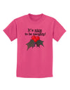 Nice to be Naughty Childrens T-Shirt-Childrens T-Shirt-TooLoud-Sangria-X-Small-Davson Sales