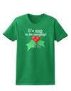 Nice to be Naughty Womens Dark T-Shirt-TooLoud-Kelly-Green-X-Small-Davson Sales