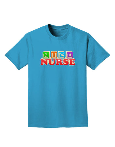 Nicu Nurse Adult Dark T-Shirt-Mens T-Shirt-TooLoud-Turquoise-Small-Davson Sales