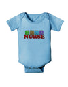 Nicu Nurse Baby Romper Bodysuit-Baby Romper-TooLoud-LightBlue-06-Months-Davson Sales