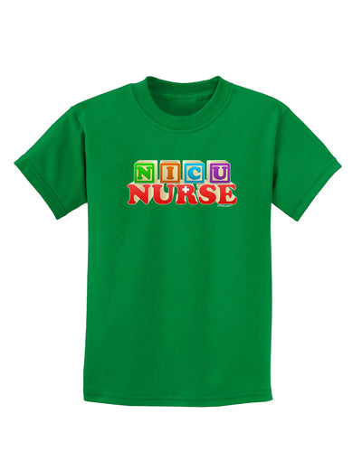 Nicu Nurse Childrens Dark T-Shirt-Childrens T-Shirt-TooLoud-Kelly-Green-X-Small-Davson Sales