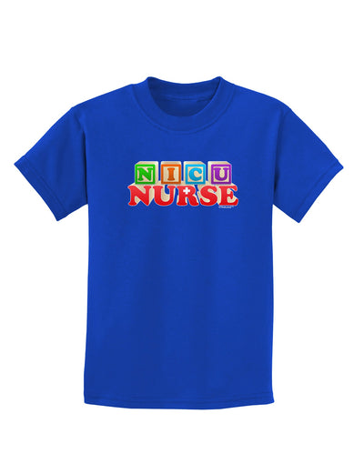 Nicu Nurse Childrens Dark T-Shirt-Childrens T-Shirt-TooLoud-Royal-Blue-X-Small-Davson Sales