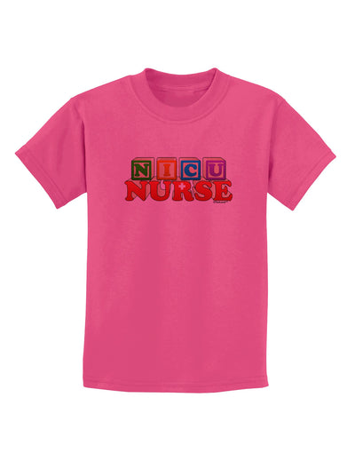 Nicu Nurse Childrens T-Shirt-Childrens T-Shirt-TooLoud-Sangria-X-Small-Davson Sales