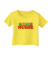Nicu Nurse Infant T-Shirt-Infant T-Shirt-TooLoud-Yellow-06-Months-Davson Sales