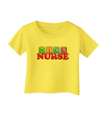 Nicu Nurse Infant T-Shirt-Infant T-Shirt-TooLoud-Yellow-06-Months-Davson Sales