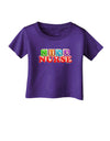Nicu Nurse Infant T-Shirt Dark-Infant T-Shirt-TooLoud-Purple-06-Months-Davson Sales
