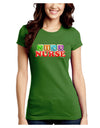 Nicu Nurse Juniors Petite Crew Dark T-Shirt-T-Shirts Juniors Tops-TooLoud-Kiwi-Green-Juniors Fitted Small-Davson Sales