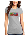 Nicu Nurse Juniors Petite T-Shirt-T-Shirts Juniors Tops-TooLoud-Ash-Gray-Juniors Fitted X-Small-Davson Sales
