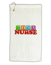 Nicu Nurse Micro Terry Gromet Golf Towel 16 x 25 inch-Golf Towel-TooLoud-White-Davson Sales