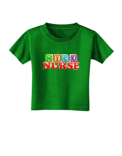 Nicu Nurse Toddler T-Shirt Dark-Toddler T-Shirt-TooLoud-Clover-Green-2T-Davson Sales