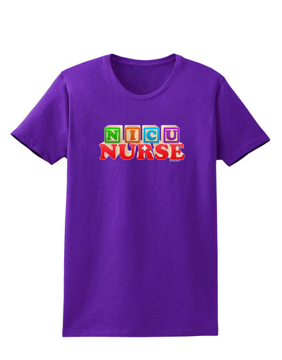 Nicu Nurse Womens Dark T-Shirt-TooLoud-Purple-X-Small-Davson Sales