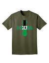 Nigeria Bobsled Adult Dark T-Shirt by TooLoud-Mens T-Shirt-TooLoud-Military-Green-Small-Davson Sales