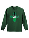 Nigeria Bobsled Adult Long Sleeve Dark T-Shirt by TooLoud-TooLoud-Dark-Green-Small-Davson Sales