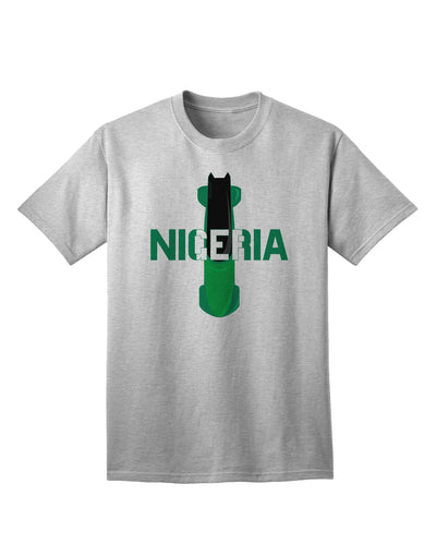 Nigeria Bobsled Adult T-Shirt - A Stylish Addition to Your Wardrobe by TooLoud-Mens T-shirts-TooLoud-AshGray-Small-Davson Sales