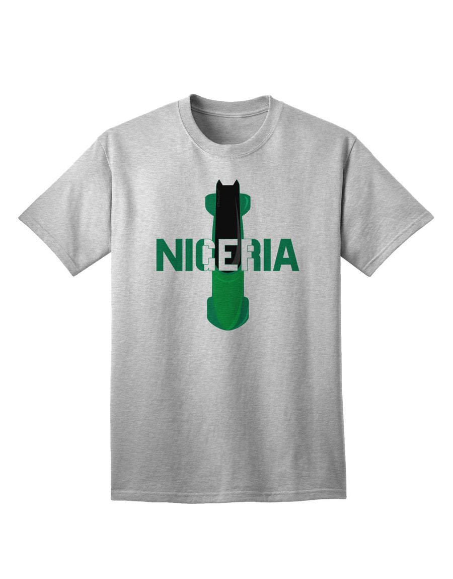 Nigeria Bobsled Adult T-Shirt - A Stylish Addition to Your Wardrobe by TooLoud-Mens T-shirts-TooLoud-White-Small-Davson Sales