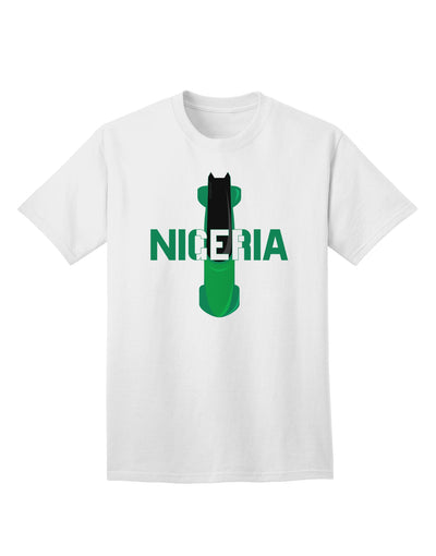 Nigeria Bobsled Adult T-Shirt - A Stylish Addition to Your Wardrobe by TooLoud-Mens T-shirts-TooLoud-White-Small-Davson Sales