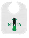 Nigeria Bobsled Baby Bib by TooLoud