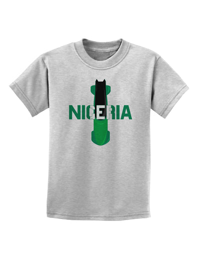 Nigeria Bobsled Childrens T-Shirt by TooLoud-TooLoud-AshGray-X-Small-Davson Sales