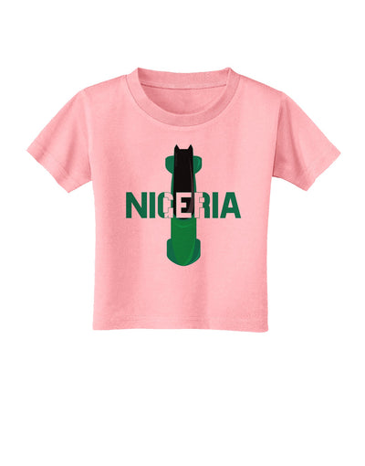 Nigeria Bobsled Toddler T-Shirt by TooLoud-Toddler T-Shirt-TooLoud-Candy-Pink-2T-Davson Sales