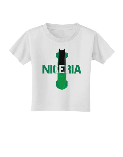 Nigeria Bobsled Toddler T-Shirt by TooLoud-Toddler T-Shirt-TooLoud-White-2T-Davson Sales