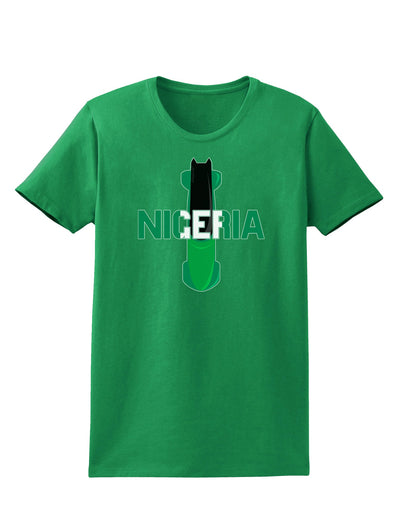 Nigeria Bobsled Womens Dark T-Shirt by TooLoud-TooLoud-Kelly-Green-X-Small-Davson Sales