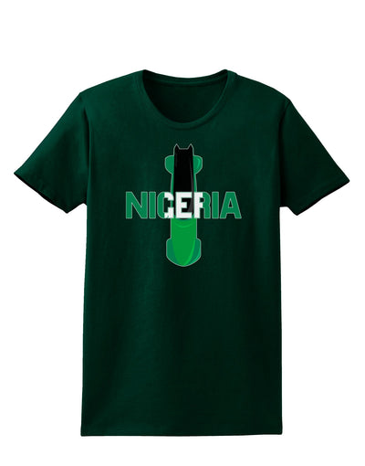 Nigeria Bobsled Womens Dark T-Shirt by TooLoud-TooLoud-Forest-Green-Small-Davson Sales