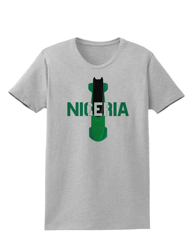 Nigeria Bobsled Womens T-Shirt by TooLoud-TooLoud-AshGray-X-Small-Davson Sales